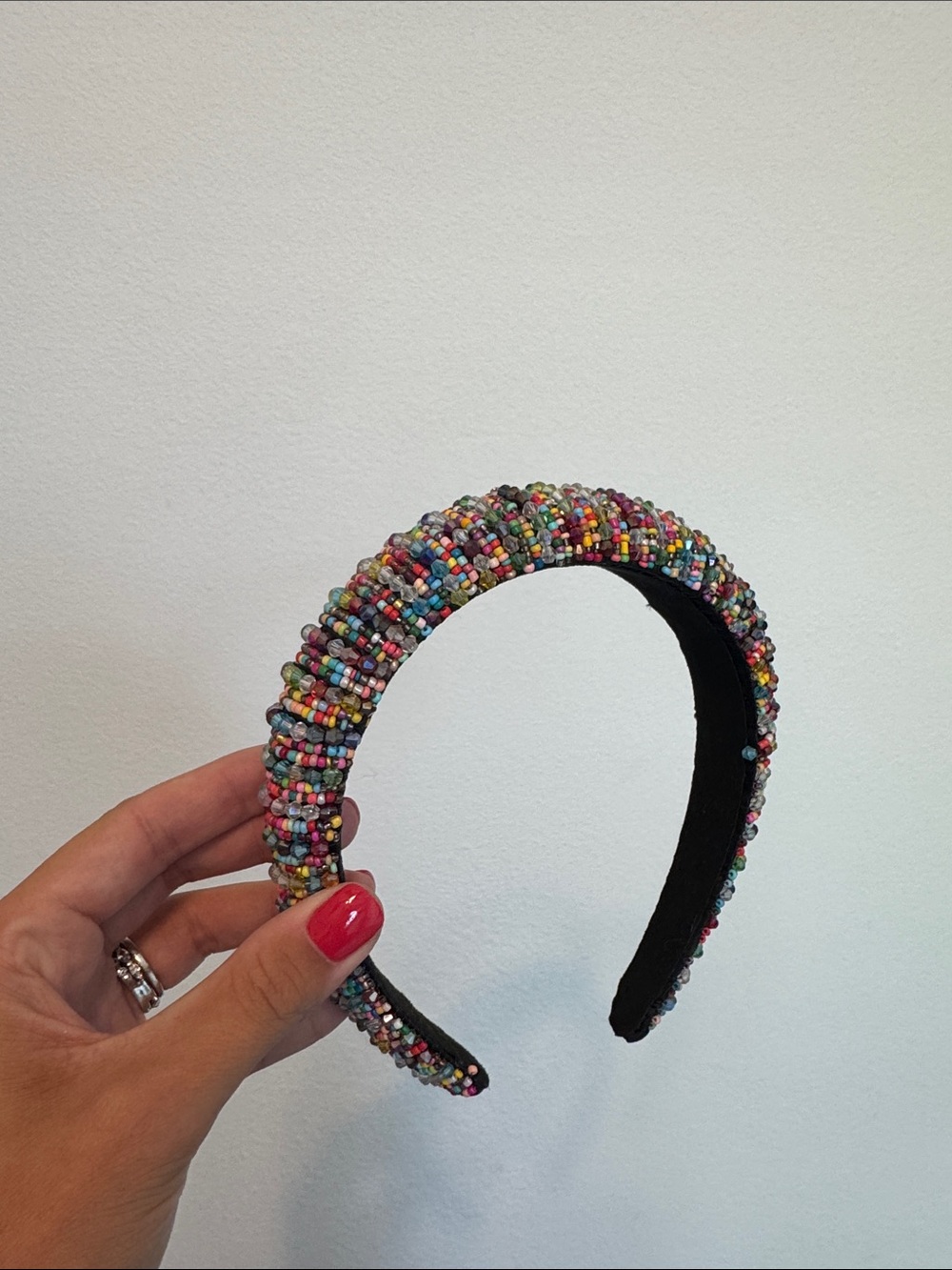 Amazon Multicolor Beaded Padded Headband